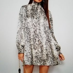 Snakeskin Tunic Dress